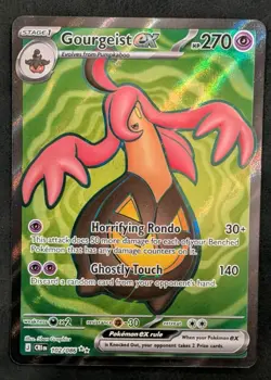 Gourgeist ex 102/86 Full Art Double Ultra Rare Pokemon Chaos Rising ME04 NM - Image 1