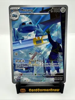 Pokemon TCG Metang 94/86 Illustration Rare ME04: Chaos Rising NM - Image 1