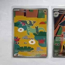 Pokemon Dreepy 247/217 & Drakloak 248/217 Lot Ascended Heroes Illustration Rares - Image 2