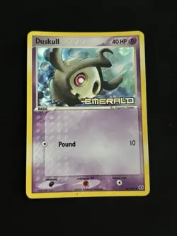 Duskull 46/106 Emerald Stamped Reverse Holo Pokeball Pattern Pokemon - LP (Bent) - Image 1