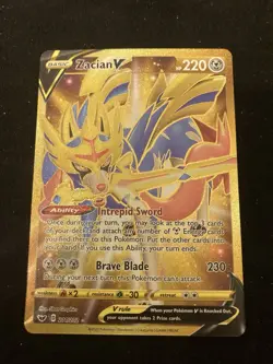 Zacian V 211/202 Pokemon TCG SWSH01: Sword & Shield Base Set Secret Rare MINT - Image 1