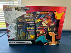 Pokemon TCG Celebrations Collection Lance's Charizard V Box New NISB 820650101625 - Image 1