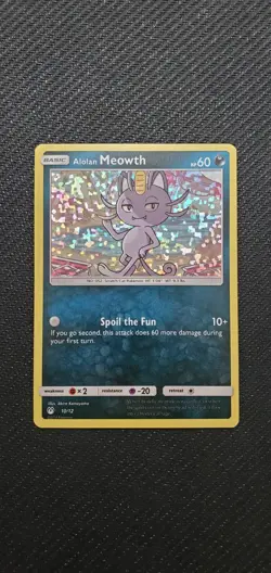 Alolan Meowth 010/012 Promo Holo McDonald's 2019 English NM - Image 1