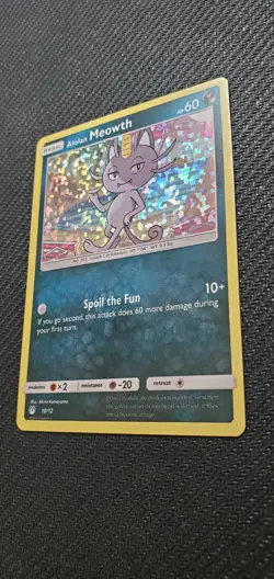 Alolan Meowth 010/012 Promo Holo McDonald's 2019 English NM - Image 2