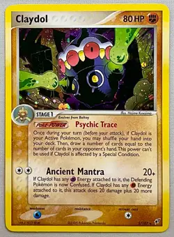 Pokemon Claydol #5/107 Holo Rare - 2005 EX Deoxys - Near Mint (NM) or Better! - Image 1