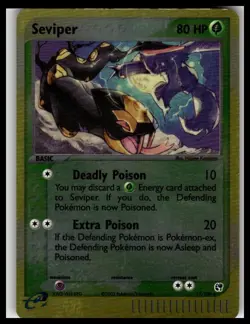 Seviper 11/100 Holo Rare Sandstorm Pokemon Reverse Holo Lightly Played - Image 1