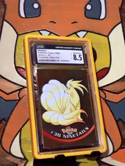 Ninetails 38 Topps Foil 1998 Pokemon Series 1 First Print CGC NM/Mint+ 8.5 - Image 1