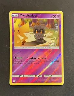 Pokemon Marshadow 103/236 Reverse Holo Cosmic Eclipse Near Mint - Image 1