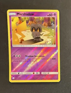 Pokemon Marshadow 103/236 Reverse Holo Cosmic Eclipse Near Mint - Image 3