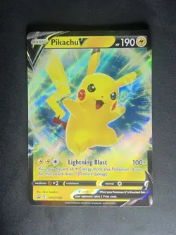Pikachu V SWSH198 - Black Star Promo Pokemon TCG - Image 1