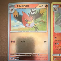 Pokemon TCG Paradox Rift Fire Reverse Holo Lot (6) Charmander/Charmeleon Eng - Image 2