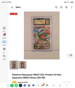 2023 Clefairy 013/034 Charizard & Ho-oh EX Deck Holo CGC 10 Pristine - Image 3