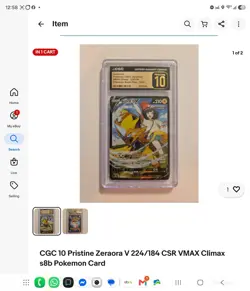 2023 Clefairy 013/034 Charizard & Ho-oh EX Deck Holo CGC 10 Pristine - Image 5