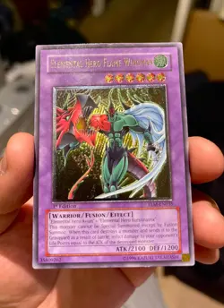 Yu-Gi-Oh! Elemental Hero Flame Wingman Ultimate 1st Ed EURO Gold Stamp - Image 1