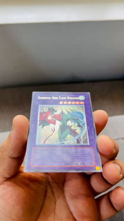 Yu-Gi-Oh! Elemental Hero Flame Wingman Ultimate 1st Ed EURO Gold Stamp - Image 2