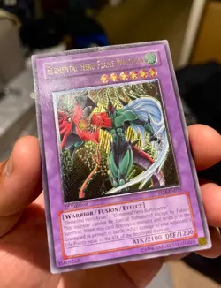 Yu-Gi-Oh! Elemental Hero Flame Wingman Ultimate 1st Ed EURO Gold Stamp - Image 4