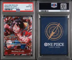 2023 MONKEY D. LUFFY TREASURE CRUISE STAMP WINNER PACK VOL.5 ONE PIECE PSA 10 - Image 3
