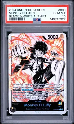 2024 ONE PIECE ULTRA DECK THE THREE BROTHERS LUFFY/SABO/ACE PSA10 SEQ SET - Image 2
