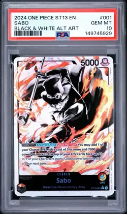 2024 ONE PIECE ULTRA DECK THE THREE BROTHERS LUFFY/SABO/ACE PSA10 SEQ SET - Image 4
