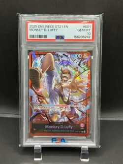 Monkey D Luffy - One Piece Starter Deck ST21 - 001 PSA10 - Image 1