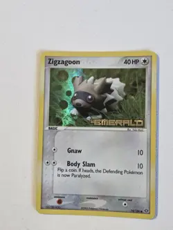 Zigzagoon Ex Emerald Stamped Reverse Holo Common 74/106 2005 - LP Pokemon Card - Image 3