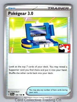 Pokegear 3.0 Common Prize Pack Series Cards 186/198 NM - Image 1