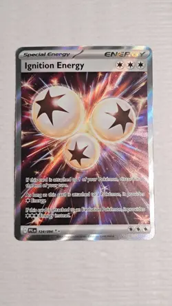 Ignition Energy 124/094 Pokemon Ultra Rare ME02: Phantasmal Flames Card NM - Image 1