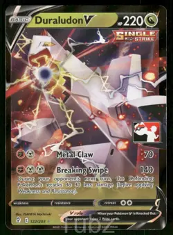 Duraludon V 122/203 Holo Ultra Rare Prize Pack Series Cards Pokemon Near Mint - Image 1