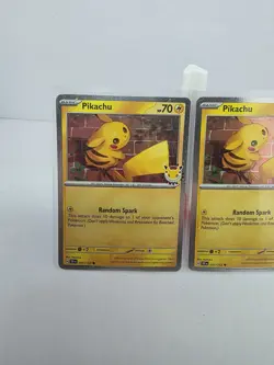 Set Of 2 Pikachu (Pokemon Day 2026) 051/162 Miscellaneous Cards & Products Holo - Image 2