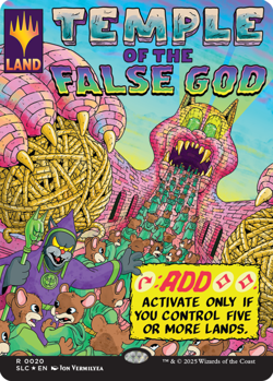 Temple of the False God Light Play, English Magic the Gathering MTG Secret Lair - Image 1