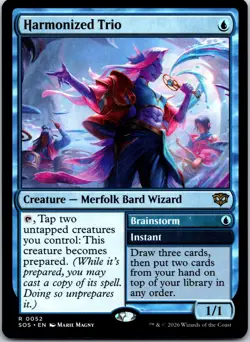 Harmonized Trio 52 Rare Secrets of Strixhaven Magic: The Gathering Near Mint - Image 1
