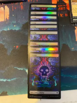 MTG Dominaria United Full Art Foil Swamp - Image 1