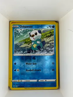 Oshawott 033/185 Common Vivid Voltage Pokemon Reverse Holo Near Mint - Image 2