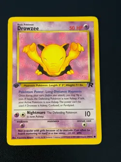 Drowzee 54/82 Pokemon Team Rocket 1st Edition - Image 1