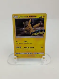 DETECTIVE PIKACHU 2019 Pokemon Detective Pikachu Black Star Promo #SM170 Holo - Image 1