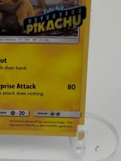 DETECTIVE PIKACHU 2019 Pokemon Detective Pikachu Black Star Promo #SM170 Holo - Image 5
