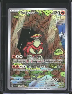 Turtonator 146/142 Illustration Rare Stellar Crown Pokemon NM/M - Image 1