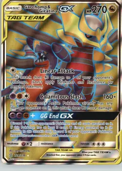 Garchomp & Giratina GX 228/236 Ultra Rare Unified Minds Pokemon Near Mint - Image 1