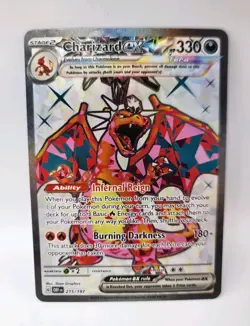 The Pokemon Company Charizard ex 215/197 Obsidian Flames UR Holo Full Art ENG - Image 1