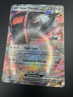 Iron Treads Ex 143/198 Pokemon TCG Play! Prize Pack Series 3 Stamped - NM - Image 4