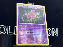 2016 Pokemon XY Fates Collide Mew Reverse Holo #29/124 - Image 4