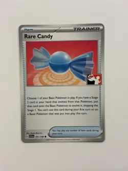 Rare Candy 191/198 Pokemon Prize Pack Series 3 Scarlet & Violet variant A - Image 1
