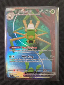 Pokemon TCG Scarlet Violet Spidops EX 243/198 & Tarountula 199/198 Set - Image 2