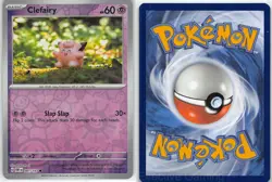 Clefairy 081/197 Common Obsidian Flames Pokemon Reverse Holo NM Morii - Image 3