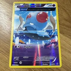Tentacool 71/160 Uncommon Primal Clash Pokemon Reverse Holo Lightly Played - Image 1