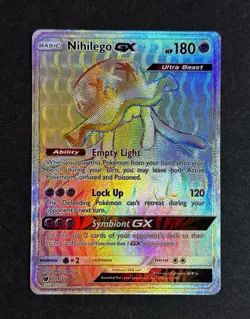Nihilego GX 114/111 Crimson Invasion Secret Rainbow Rare Pokemon NM/Near Mint - Image 1