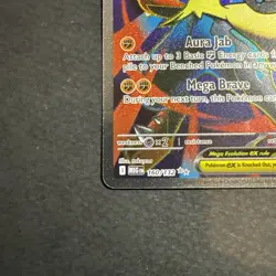 Pokemon TCG Mega Lucario EX 160/132 Ultra Rare Mega Evolutions NM/M Pack Fresh - Image 5