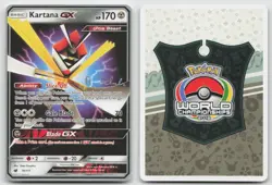 Kartana GX 70/111 World Championship GX Rare Crimson Invasion Pokemon LP - Image 3