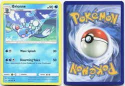Brionne 40/149 Uncommon SM Base Set Pokemon LP - Image 3