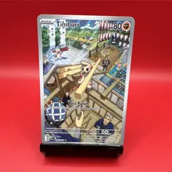 Pokemon Timburr 183/167 Illustration Rare SV06 Twilight Masquerade 80 HP - Image 1